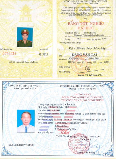 Chứng chỉ năng lực 3