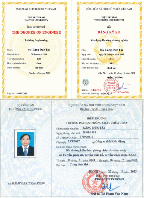 Chứng chỉ năng lực 5