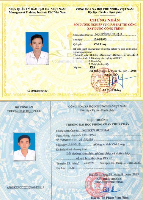 Chứng chỉ năng lực 7