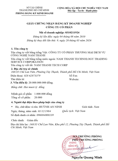 Giấy phép kinh doanh
